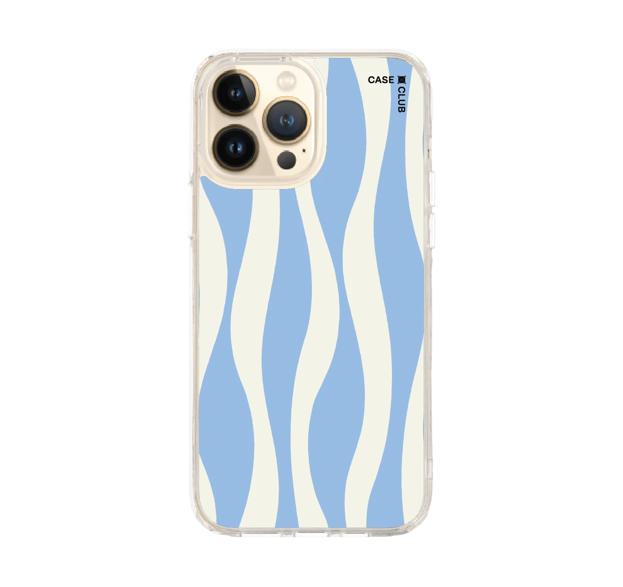 white & blue wavy pattern